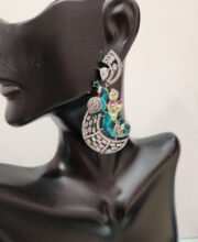 Peacock Stone Ear-Ring