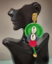 Multi Color Handcrafted Jute Ear-Ring