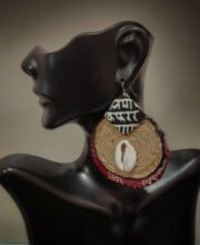 Multi Color Handcrafted Jute Ear-Ring