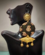 Fabric Metal Jhumka