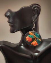 Hand Crafted Clay Ear-Ring