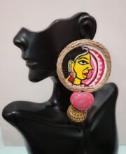 Handcrafted Fabric Jute Jhumka