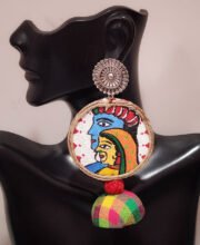 Handcrafted Fabric Jhumka