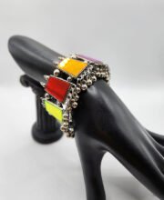 Multi Color German Silver Bracelet