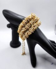 Small Pearl Wrap Around Bracelet