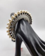 German Silver Pearl Bracelet