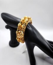Gold Plated Thick Bangles