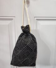 Black Color Kantha Stich Batua