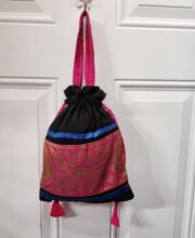 Black & Pink Color Benarasi Batua