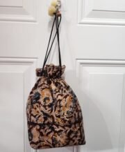 Maroon Multi Color Kalamkari Printed Batua