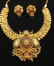Gold Plated Necklace Set
