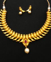 Gold Plated Necklace Set