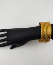 Gold Plated Bangle Set