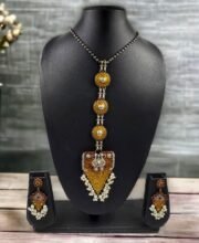 Dual Tone Necklace Set