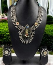 German Silver Necklace Set