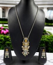 Dual Tone Necklace Set