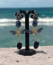 Dual Tone Silver Replica Ear-Ring