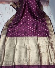 Purple Color Katan Saree