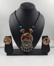 Multi Color Hand Cratfted Choker Necklace Set