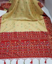 Off-White Color Dolavari Silk Saree