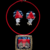 Hand Crafted Jute Choker Necklace Set