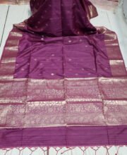 Magenta Color Silk Cotton Saree