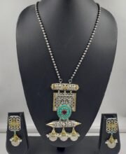 Dual Tone Necklace Set