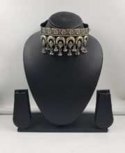 Silver Replica Choker Necklace