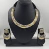 Dual Tone Silver Replica Necklace Set