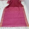 Magenta Color Cotton Saree