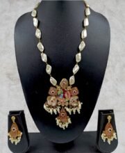 Gold Polish Apala Necklace Set
