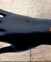 Gold Polish Bangle With Ruby Stone