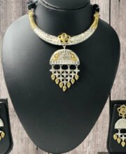 Dual Tone Necklace Set