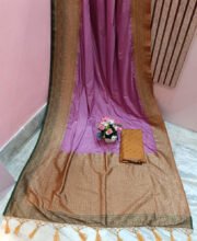 Purple Color Soft Silk Saree