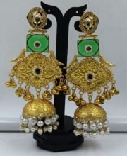 Gold Polish Jhumka