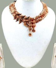 Copper Color Necklace Set
