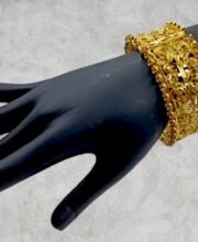 Gold Polish Bangle Set