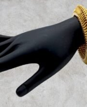 Gold Polish Bangle Set