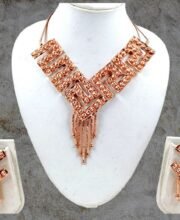 Copper Color Necklace Set