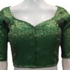 Emerald Green Color Brocade Benarasi Blouse