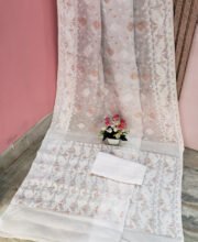 White Color Jamdani Saree
