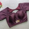 Mauve Color Brocade Blouse