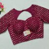 Magenta Color Chanderi Silk Blouse
