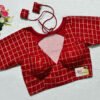 Red Color Cotton Blouse