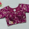 Magenta Color Brocade Blouse
