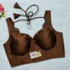 Copper Color Samo Silk Blouse