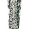 Off-White Multi Color Vatican Silk Printed Kurti