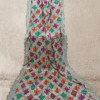 Beige Multi Color Embroidered Chinon Silk Dupatta