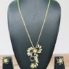 Gold Polish Shell Chain Pendant Set