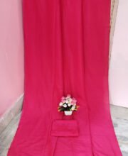 Magenta Color Handloom Cotton Saree